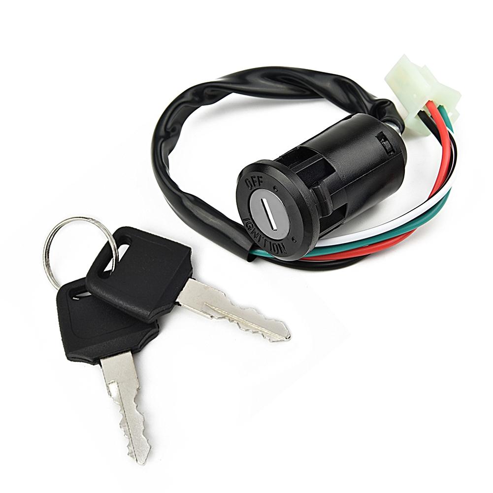 Versatile Motorcycle Ignition Switch 2 Position On Off with 4 Way Connector