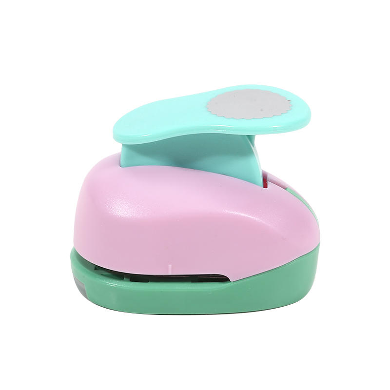 Random Color DIY Embossing Punch Scrapbooking Paper Cutting Hole Punch Rounder Cutter Handmade Crafts Tool