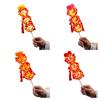 Red Chinese New Year Paper Lantern Traditional Light Up Candied Haws Lantern for Spring Festival Home Decoration Mid-Autumn Hanfu Cosplay