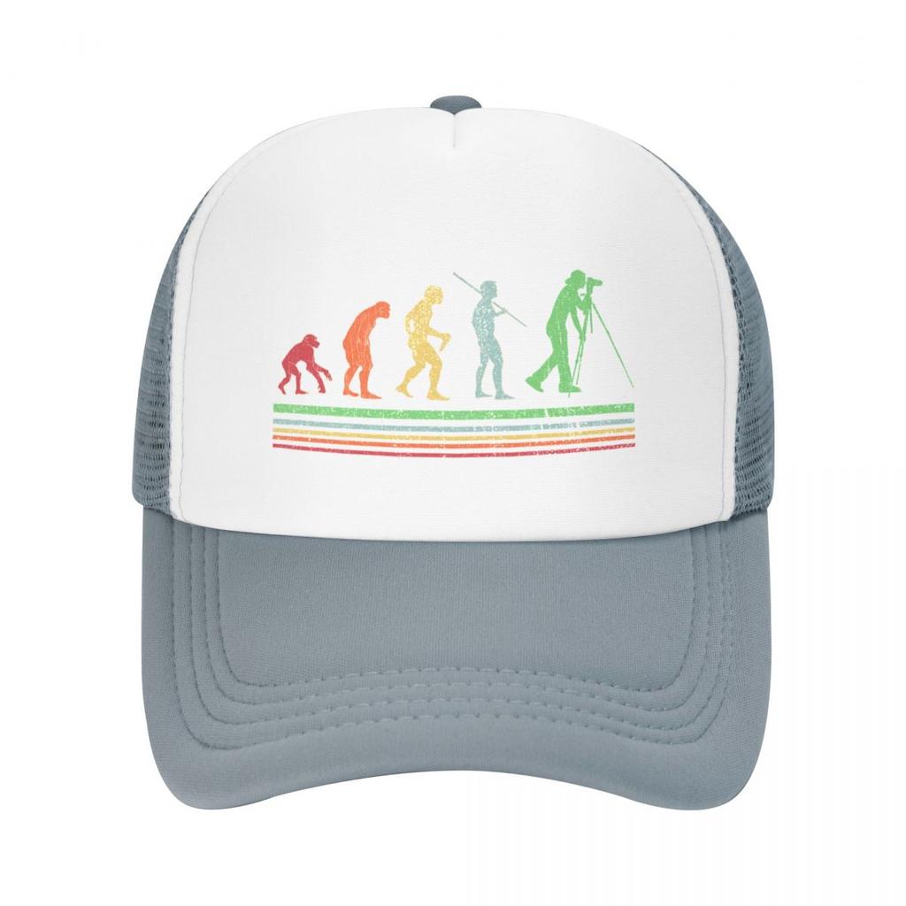 Photographer Evolution Retro Vintage Baseball Cap Hats Baseball Cap Birthday Military Tactical Cap Hood Women'S Hats Unisex'S