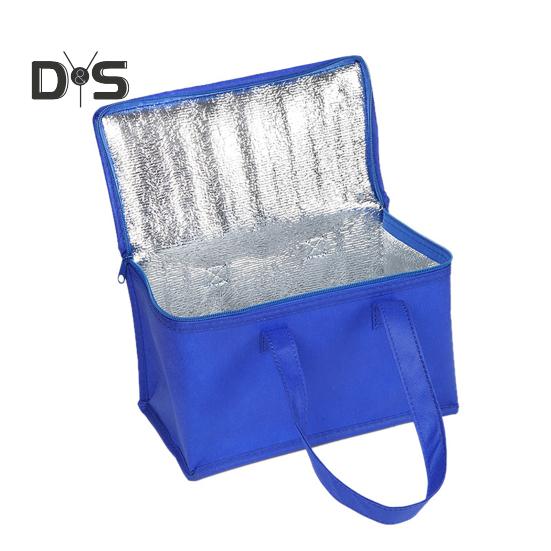 Portable Lunch Bag Wide Opening Lunch Tote Aluminum Foil Insulated Bag Outdoor Picnic Camping Hiking Food Drink Carrier