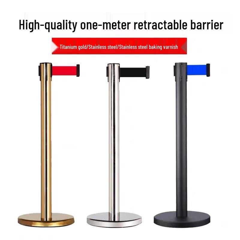 Henggao Retractable Belt Barrier Post чёрный
