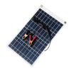 Solar Panel Charger 12W 18V Portable Dual USB Output IP65 Waterproof for 12V Battery Camping Hiking Travel