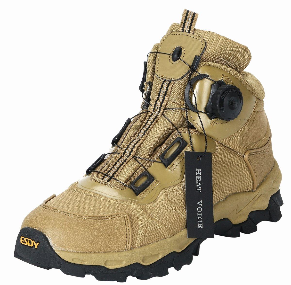 

Airsoft Trekking Sizes to Japanese sizes with Ankle and Warranty Size [HEAT VOICE] Shoes/Combat Boots, 24.5-27.5cm (equivalent 25-28cm), Black,