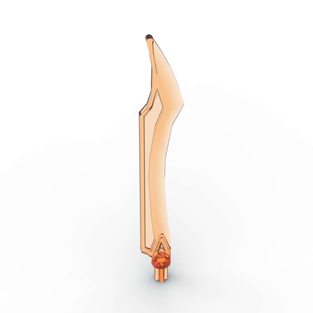 

Non-Toxic Moc 10Pcs 11305 Props Blade Building Blocks Kit With Curved Tip Educational Bricks Particle Idea Diy Toy Children Birthday Gifts