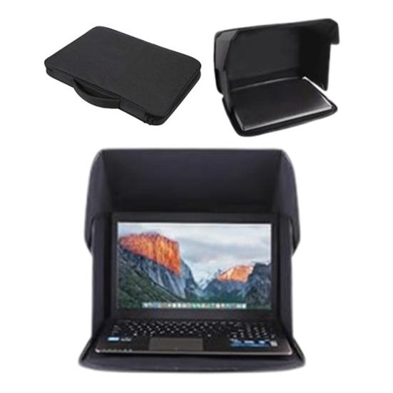 Outdoor Laptop Sun Shade Lightweight Foldable Laptop Screen Privacy Hood Portable Oxford Cloth Outside Computer Sun Shield Cover
