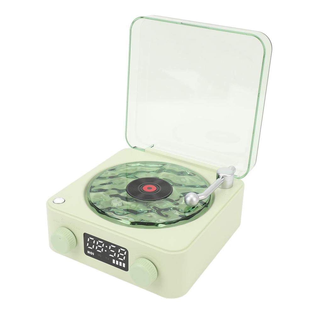 Vintage Plattenspieler Bluetooth Lautsprecher 4 Modi Tragbare Drahtlose Plattenspieler Stereo