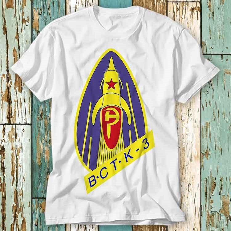 CCCP Vostok 3 USSR Space Interkosmos T Shirt Top Design Unisex Ladies Mens Tee Retro Fashion Vintage Shirt S739