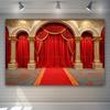 Sfondo Rosso di Lusso per Eventi, Ballo, Laurea, Cerimonia, Decorazione Sfondo per Fotografia a Casa e in Studio