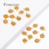 Fashion 18K Gold Plated Brass Metal Flower Charms Pendants High Quality Jewelry Making DIY Necklace Earrings Accessories