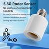 E27 Lamp Holder 85-265v Living Room Light Wireless Bulb Socket Sound Voice Control Remote Multi Timer Smart Radar Sensor Switch