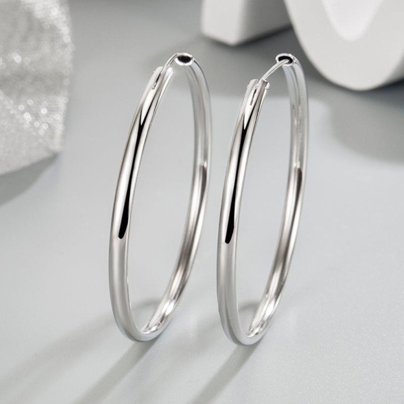 Ohrringe Kreis Mode Temperament Herbst und Winter Schmuck Europäisch und Amerikanisch Leichter Luxus Hoher Sinn Atmosphärische Ohrringe