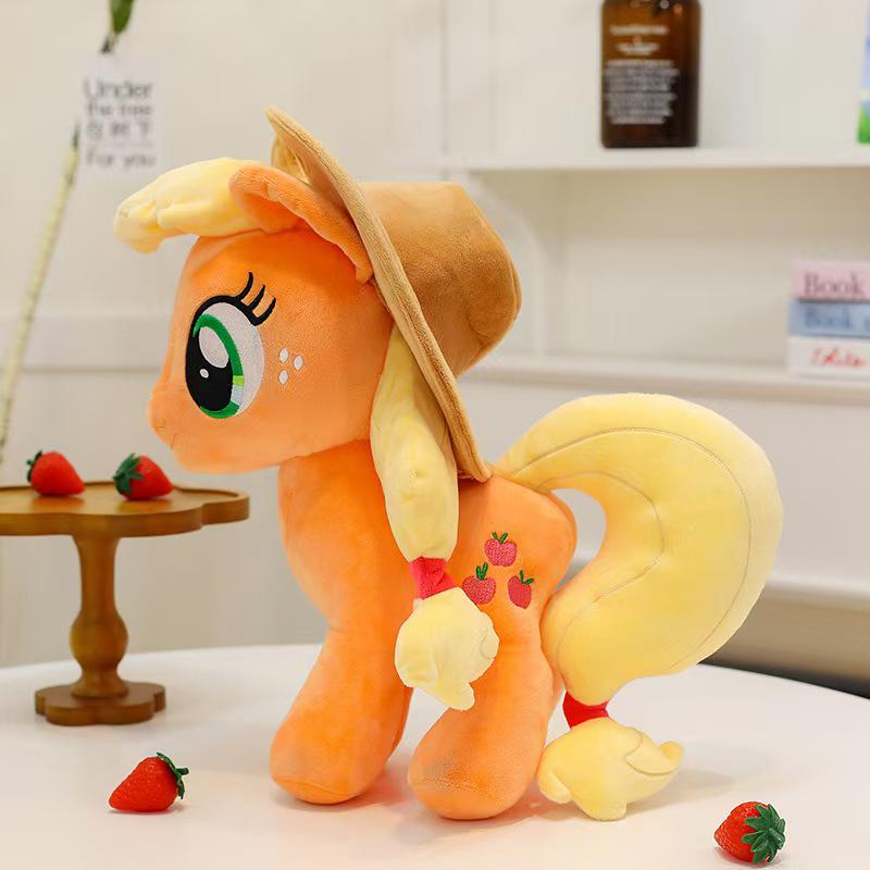 Little Pony Cute Plush Toy - Adorable Pet Pony Figure Cushion, Perfect Gift for Children's Birthdays