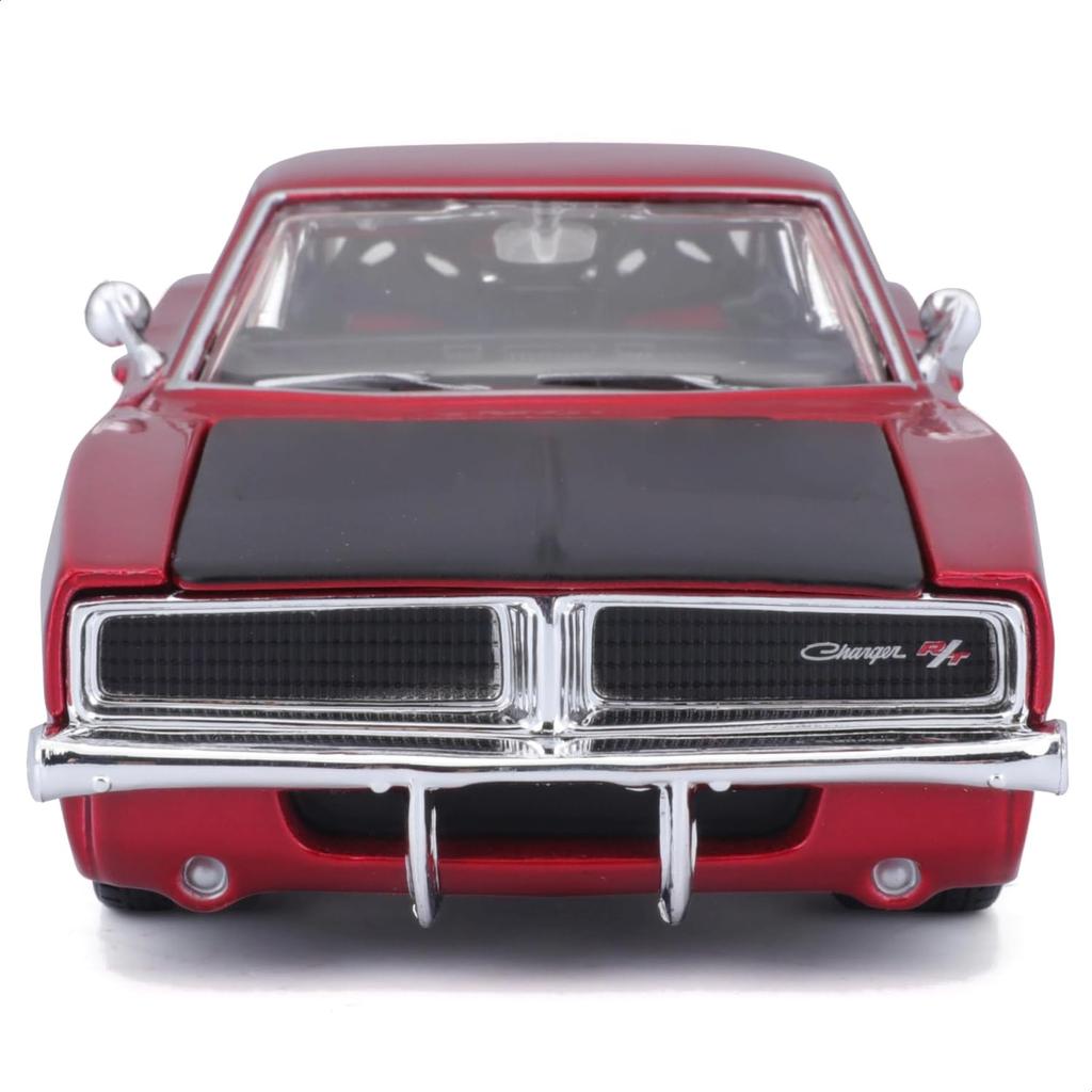 Maisto Scale Dodge Charger 1969 Red Custom Classic Muscle Series Diecast Model Finished 32537 1/25 R/T / Car, Product,