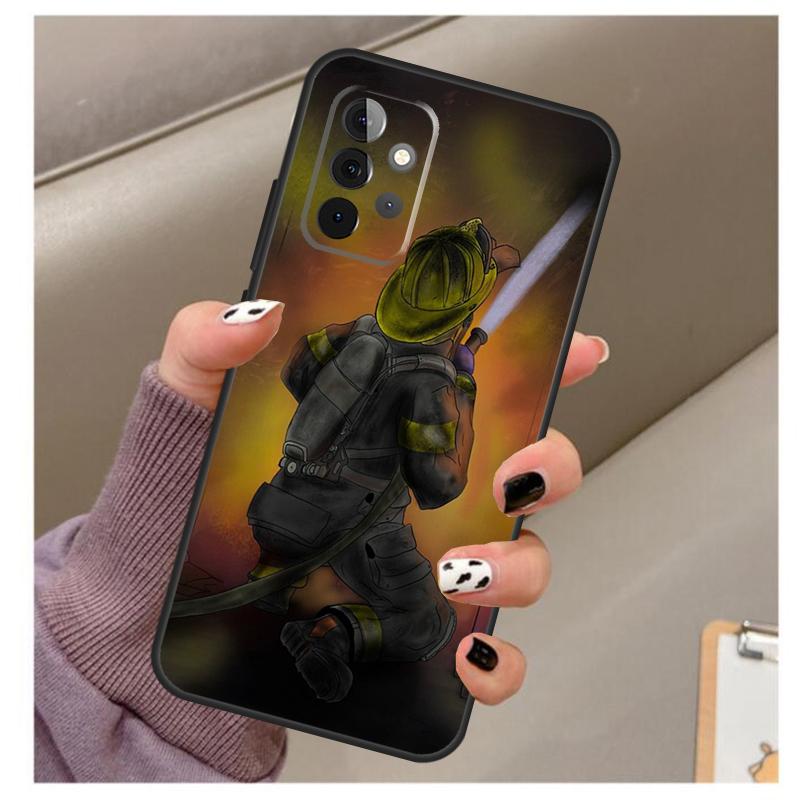 

Fireman Firefighter Case For Samsung Galaxy A35 A55 A15 A32 A12 A22 A52 A06 A54 A34 A14 A56 A36 A26 A16 A13 A53 Samsung A22 5G
