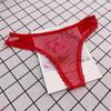 Charming !!! Women Sexy Lace Panties Low-waist Thong Underwear Solid Color Female G String Temptation Intimates