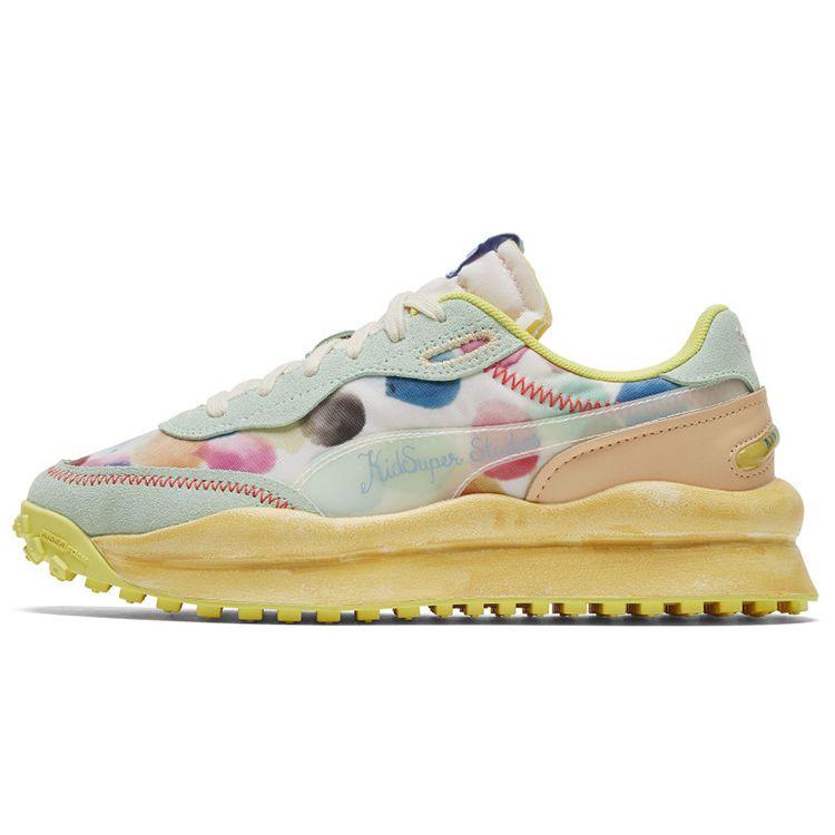 

Кроссовки унисекс Puma KidSuper Studios x Style Rider с акварельным принтом White Dusty-Aqua 373513-01
