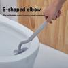 1pc/2pcs Toilet Brush, Bathroom Cleaning Brush, Long-Handled Soft-Bristled Brush, Household Toilet Cleaning Brush