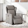 Electric Massage Chair Taupe Fabric