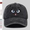 pc BigEyed Cartoon Face Print Baseball Cap Fashionable Design Sun Hat Comfortable Lightweight Trucker Hat Adjustable Strap