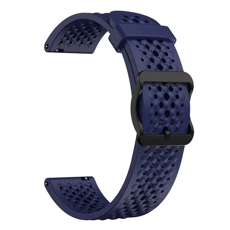 22mm Official Strap For Xiaomi Watch 2 Pro/color 2 Breathable Silicone Band For Mi Watch S4/S3/S2/S1 Active Bracelet Sport Bands