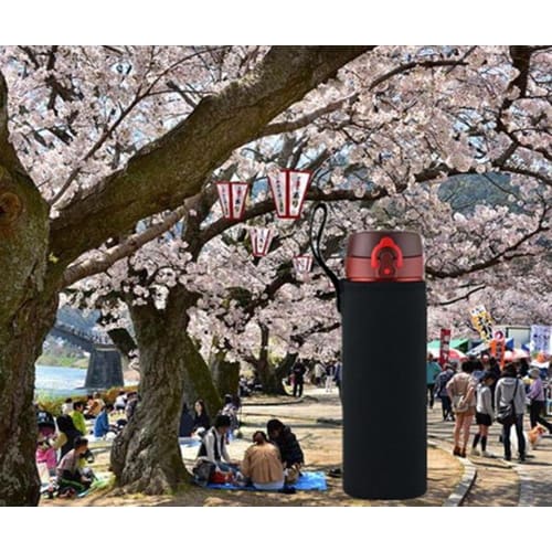 Plastic Bottle Cover, Water Bottle Cover for 500ml, 550ml, and 600ml Bottles (Black)