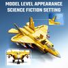 SEMBO Carrier Based Fighter Jet Assemblage Building Blocks MOC Armed Aircraft Models Plane Construction Sets for Boys Toys Gifts