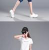 2023 Women's Plus Size Elastic Waist Tencel Denim Mid-Length Casual Lantern Pants