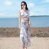 Swimsuit Women's Hot Online Celebrity Sexy Split Bikini Three-piece Suit Meat-covering Soak Vacation