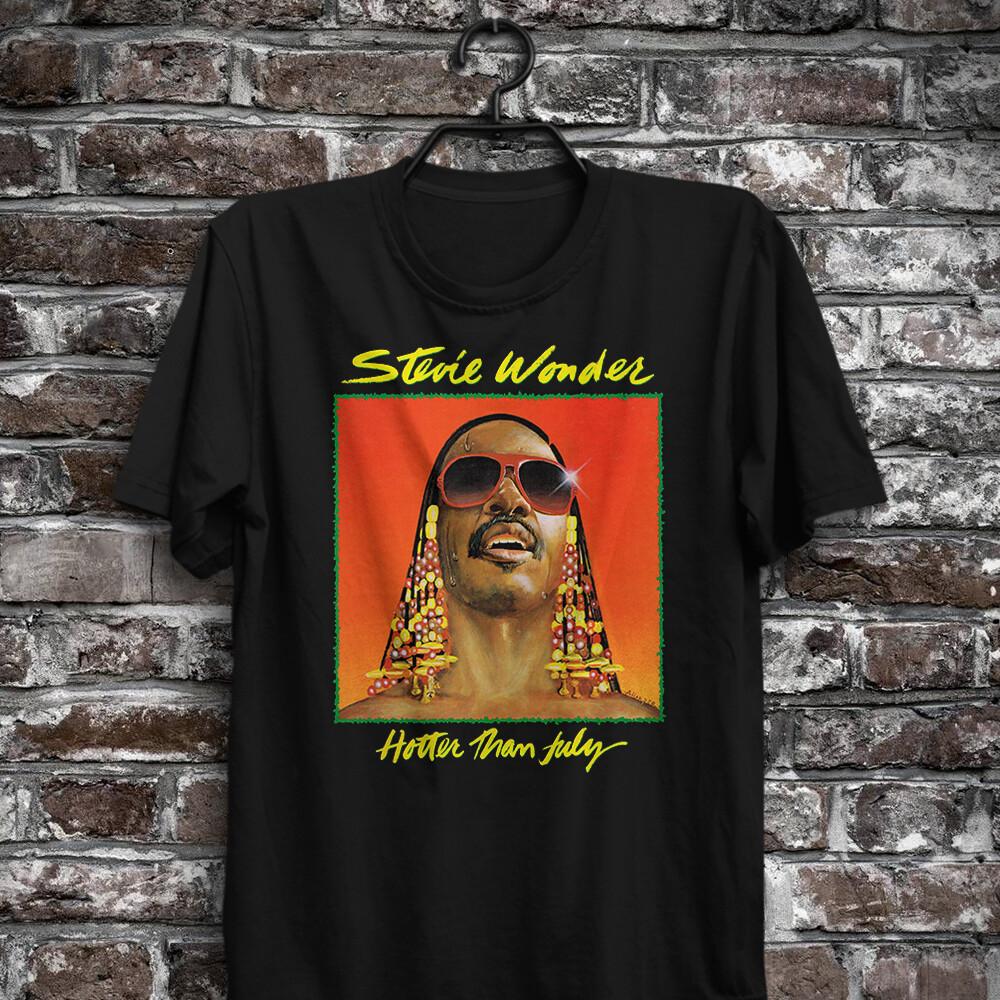 Stevie Wonder Hotter Than July shirt Music of My Mind James Corden Innervisions Unisex T-Shirt S