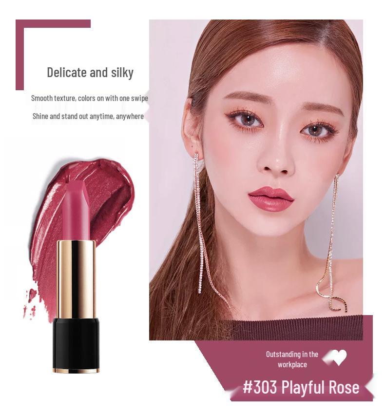 Daisy Man Charm Luminous Lipstick - Moisturizing & Nourishing Press-Type Tube