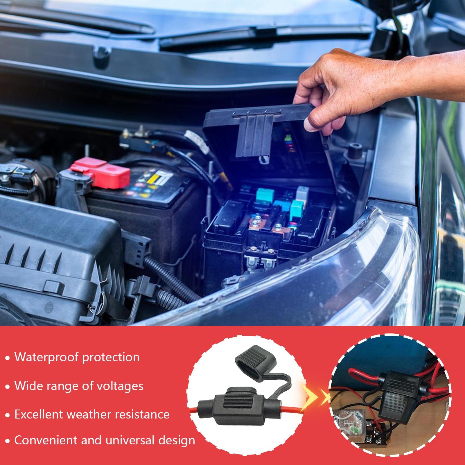 

For General Model Car Fuse Holder 12-48V Fuse Holder For Automotive Circuit System Accessories Effective Stable For RV Auto China Mainland