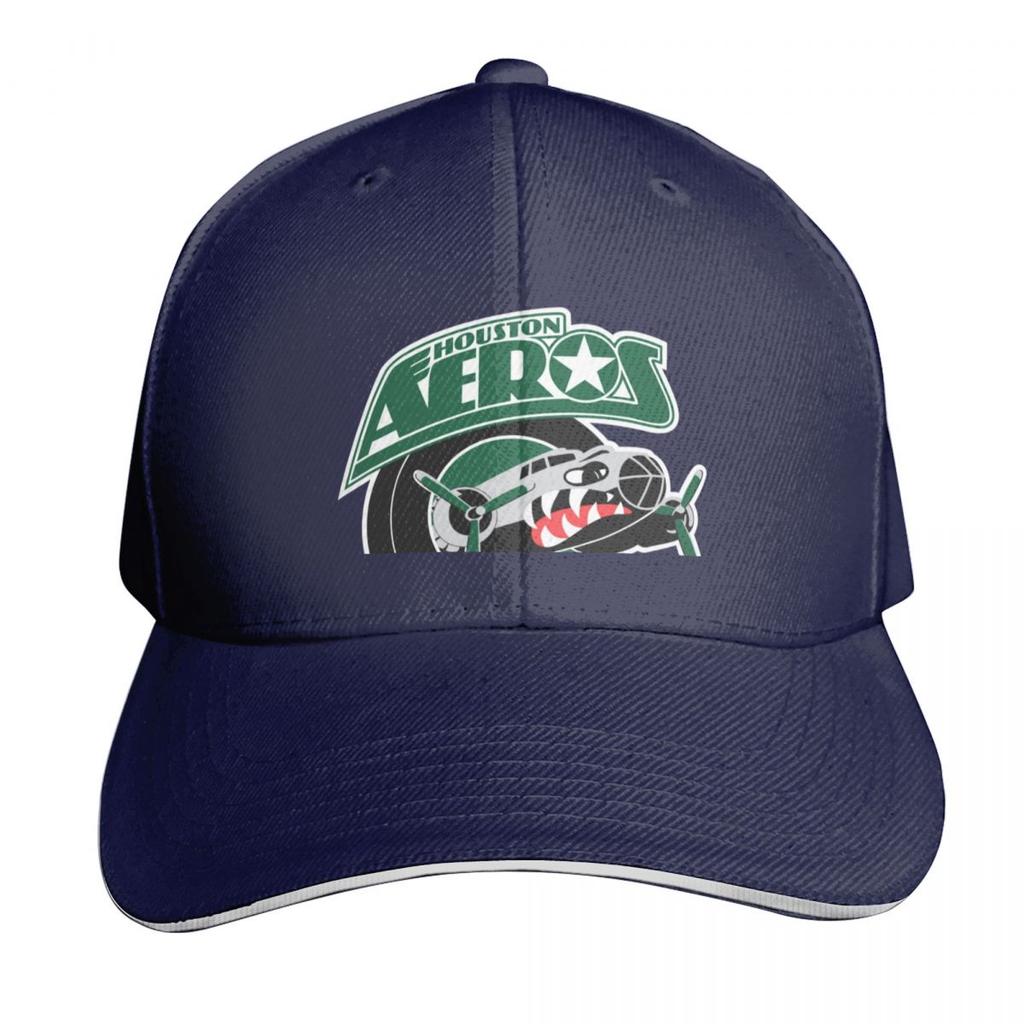 Houston Aeros Classic TShirt Baseball Cap Wild Ball Hat Snap Back Hat New Hat Cosplay Unisex Womens