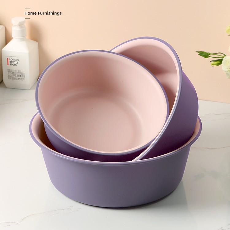 Extra Thick Durable Plastic Washbasin for Laundry, Student Dorms & Foot Washing
