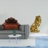 Miniature Sofa Chair Model And Lion Statue Desk Decoration for Modern Micro Landscape Room Bookshelf