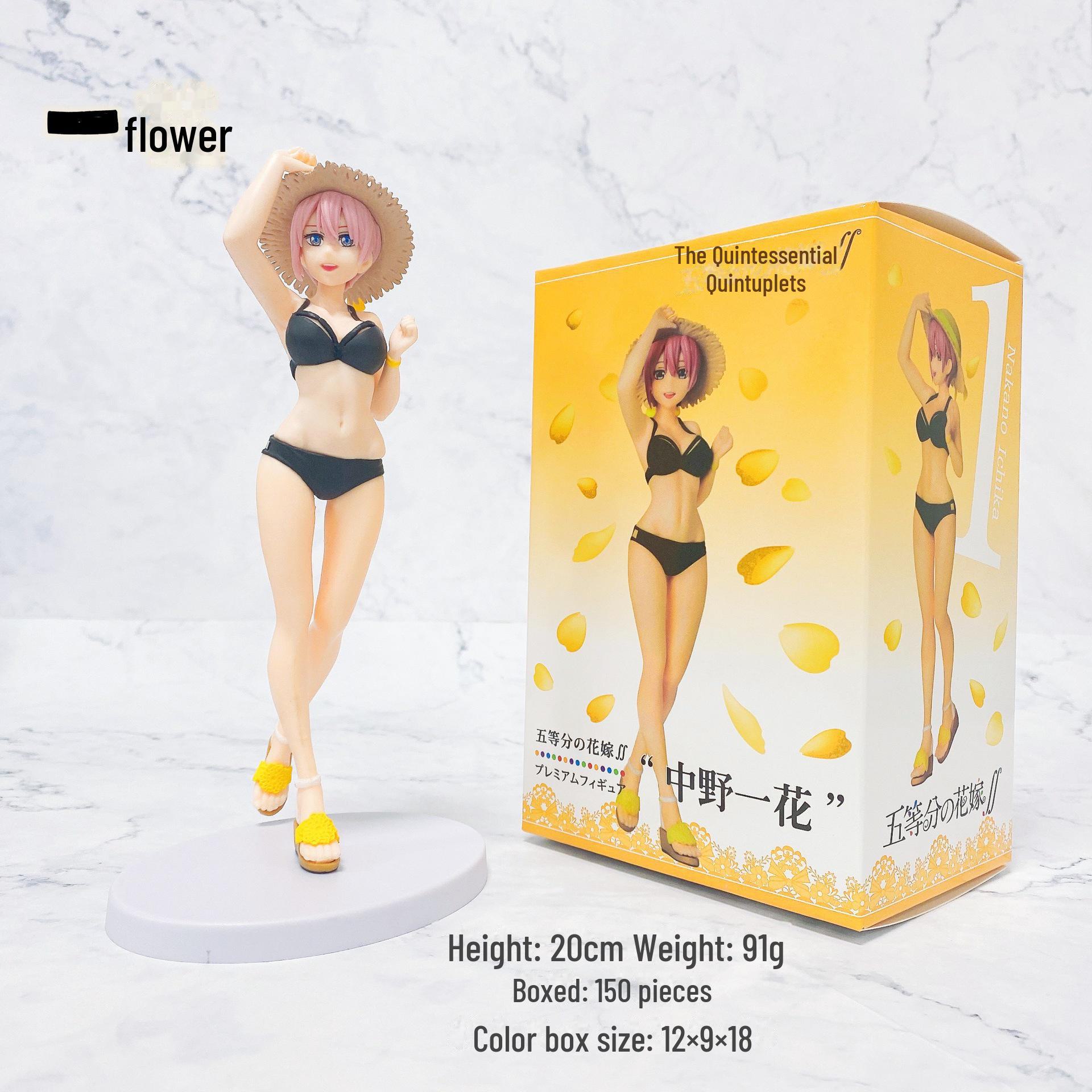 

Набор из пяти фигурок невесты: купальник Накано Ичика, Нино, Мику, Ёцуба и Ицуки, слепая коробка с украшениями One flower box