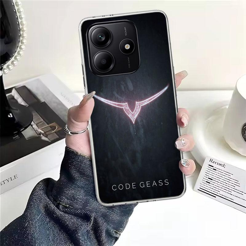 Code Geass Anime Weiche Handyhülle Für Xiaomi Redmi Note 15 14 14S 13 12 Pro Plus 12S 11 11S 11E 10 10S 11T 5G Fundas Coque Redmi