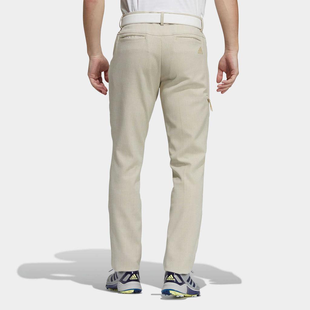 Adidas Golf Training Outdoor Simple Breathable Knitted Sports Pants Men Pants Beige GV1198
