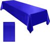 Solid Color Satin Tablecloth High-Density Locking Edge Wedding Restaurant Home Desktop Decorative Tablecloth