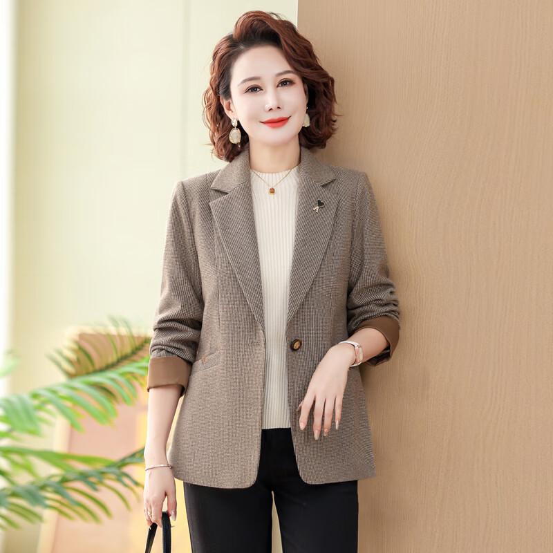 Hodo Women's Mid-Aged Spring/Autumn Short Blazer