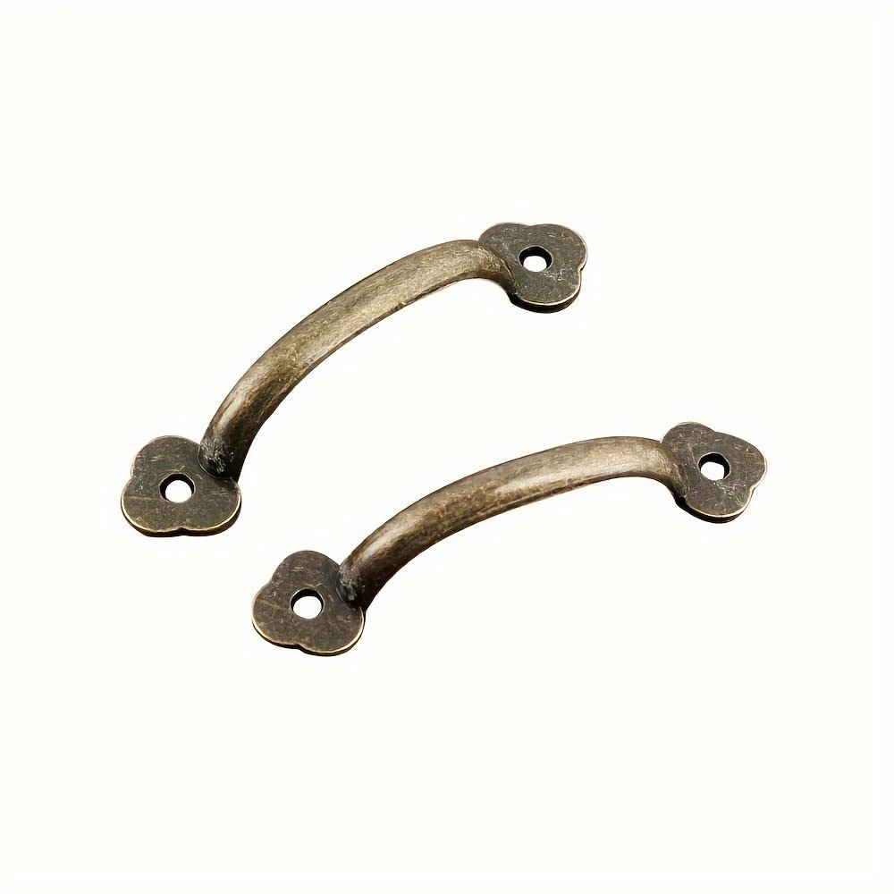 

2 шт. бронзовые ручки для шкафов, винтажные ручки из цинкового сплава для кухонных шкафов, дверей для инструментальных шкафов, ручки для ящиков в деревенском стиле для дома 2pcs бронзовый