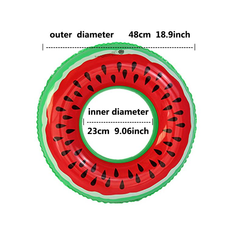 1 st frukt kiwi frukt tryckt uppblåsbar badring barn vuxen strand vattenlek leksak utrustning