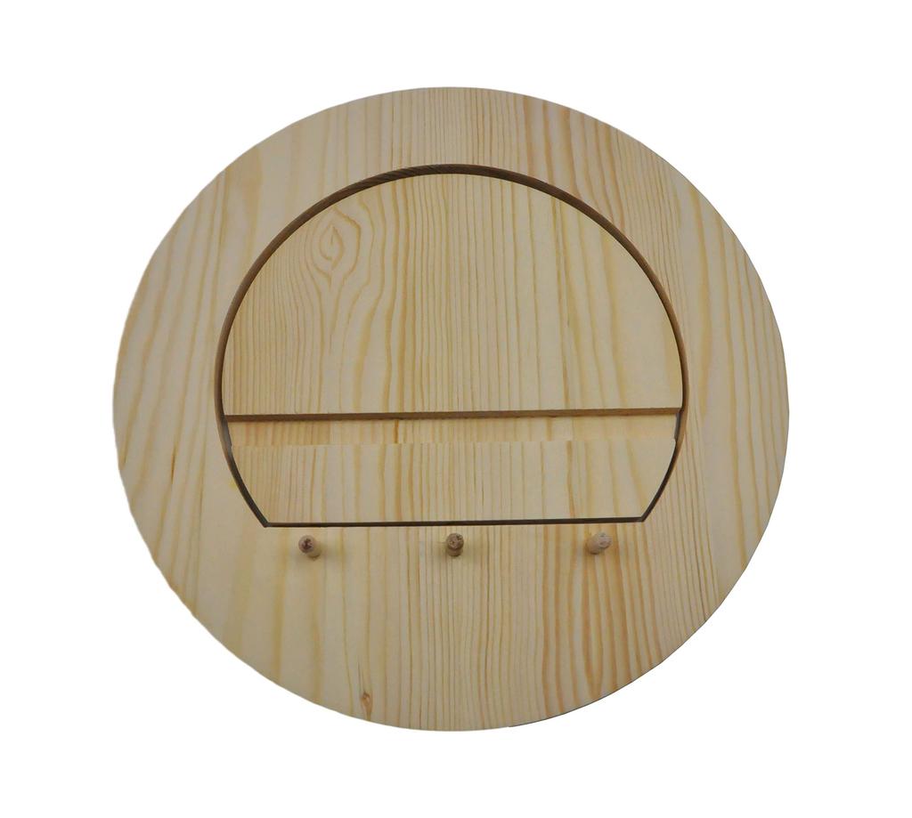 Shizuka-JP Wall-Mounted Shinto Shrine Stand (Kamidana) with a Cloud-Shaped Relief, Ideal for Ancestral Shrines, Single Shrines, Shinto, Ritual