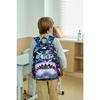 Kids Waterproof Nylon Backpack With Shark Print For Elementary School Use And Daily Carry