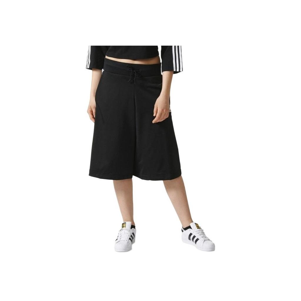 Adidas Originals Falcon Series Striped Logo Shorts Women Shorts Black AY5237