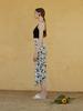 Myue Flower Print Skirt White