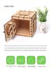 Children's 3D Wooden Perpetual Calendar Puzzle - DIY Mechanical Gear Assembly Model