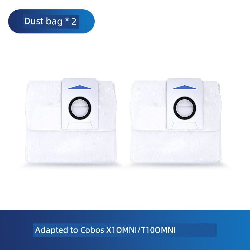 

Original | Suitable for Ecovacs X1/T10/T20 Sweeping Robot Accessories Cleaning Solution Dust Collection Bag Cleaning Cloth Side Brush Original] X1/T10/T20 Series 2 Dust Bags