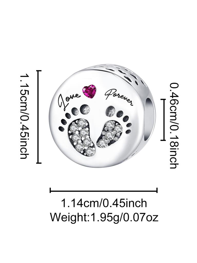 Copper Round Flowers Pattern Personalized Beads Fit Diy Charms Beads Bracelet Necklace Gift High Quality Fine Beads