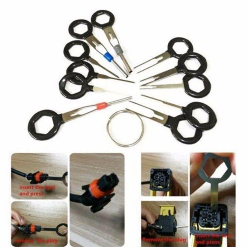 Crimp Connector Pin &Wire Harness Terminal Extractor Back Needle Removal Tool,Connector Pin Removal Set for Car Connector and Other Household Devices 21pcs Wire Connector Terminal Pin Extractors Crimp Connector Pin &Wire Harness Terminal Extractor Back Needle Removal Tool,Connector Pin Removal Set for Car Connector and Other Household Devices 21pcs Wire Connector Terminal Pin Extractors